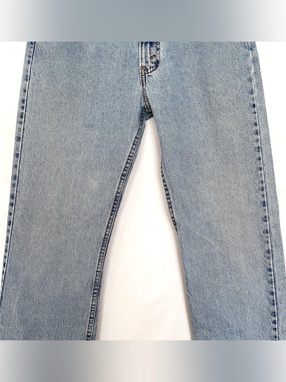 VTG Levis 505 Jean Straight Leg 1997 Orange Tab USA Size 29x28.25 (Tag 31x30) - Picture 5 of 16